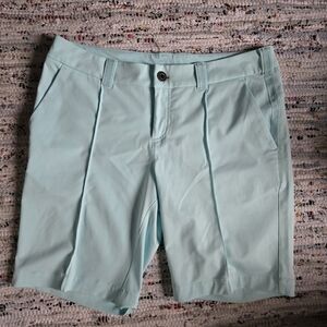 Lululemon Athletica The Country Club Aquamarine Blue Lightweight Bermuda Shorts